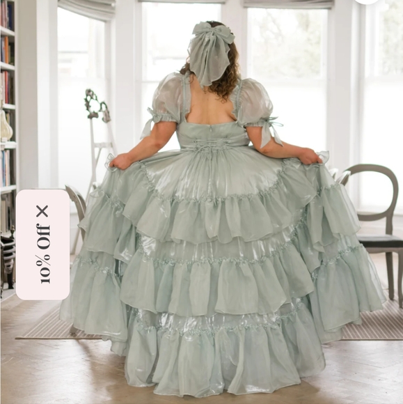 NWOT Fanciful Doll Heart of Glass Mademoiselle Gown - Picture 2 of 4